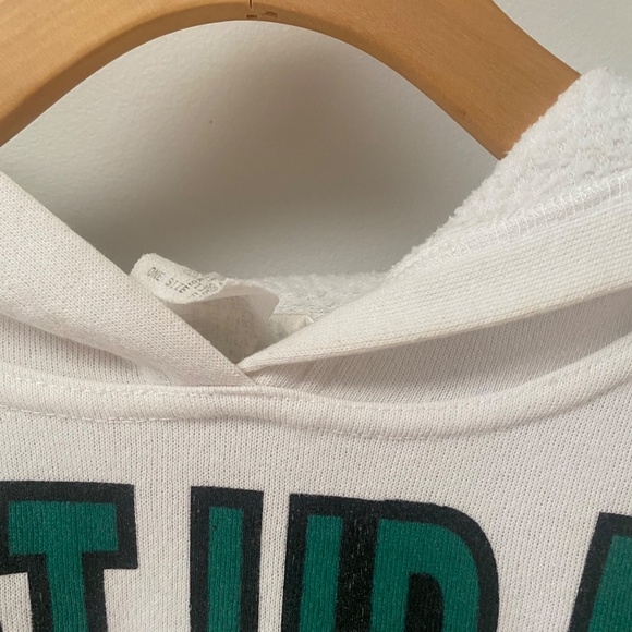 Vintage Unisex Mickey by Jerry Leigh Disney White "what Up Mic" Hoodie One Size - Picture 11 of 12